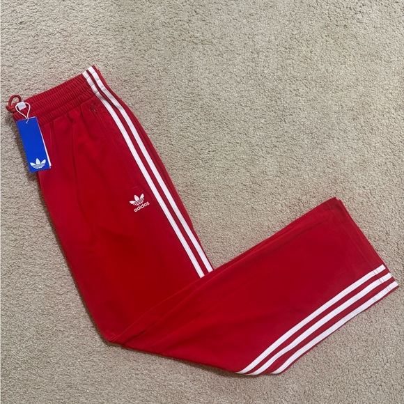 Adidas Originals Firebird Red Adicolor Classics Track Pants IJ7057 Men Size M - Picture 1 of 9